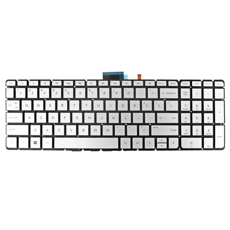 For HP M6-W US Version Laptop Backlight Keyboard(Silver) - Image 2