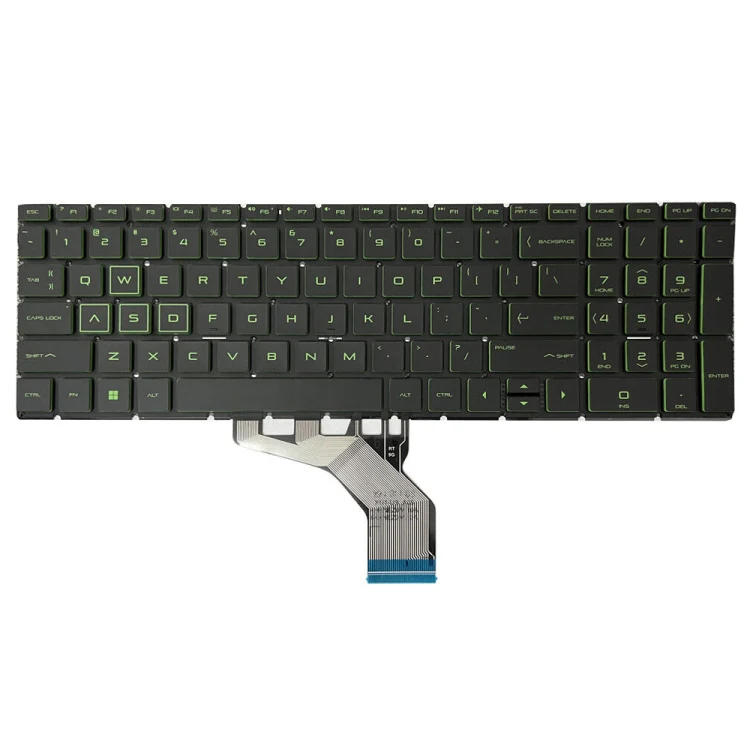 For HP Pavilion Gaming 15-DK US Version Laptop Backlight Keyboard(Green) - Image 2
