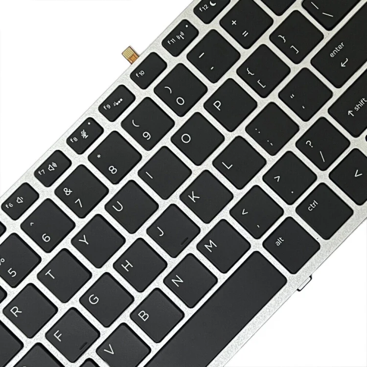For HP ProBook 650 G4 Silver Frame US Version Laptop Backlight Keyboard - Image 4