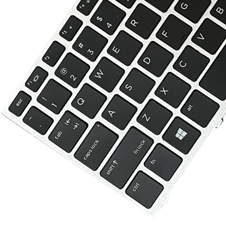 For HP ProBook 650 G4 Silver Frame US Version Laptop Backlight Keyboard - Image 5