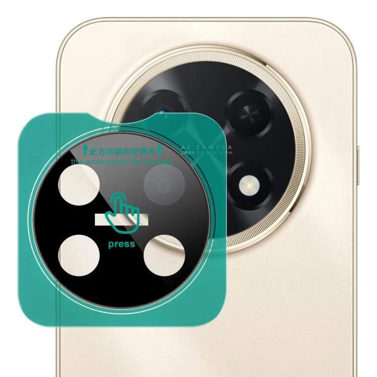 For Huawei Enjoy 90 Pro Max 5G imak Black Version HD Glass Rear Camera Lens Film, Self-positioning Version