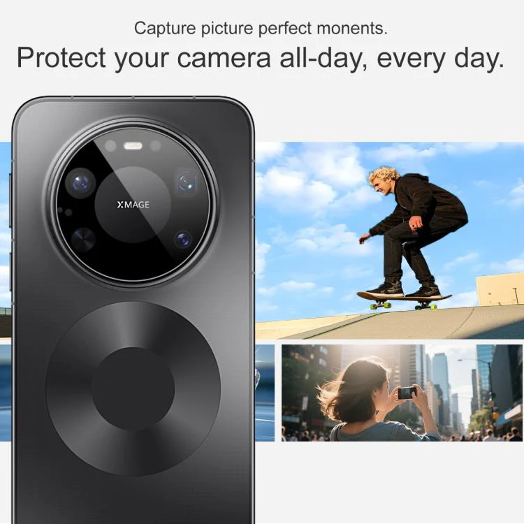 For Huawei Mate 80 Pro Max Wind imak Black Version HD Glass Rear Camera Lens Film, Self-positioning Version - Image 6