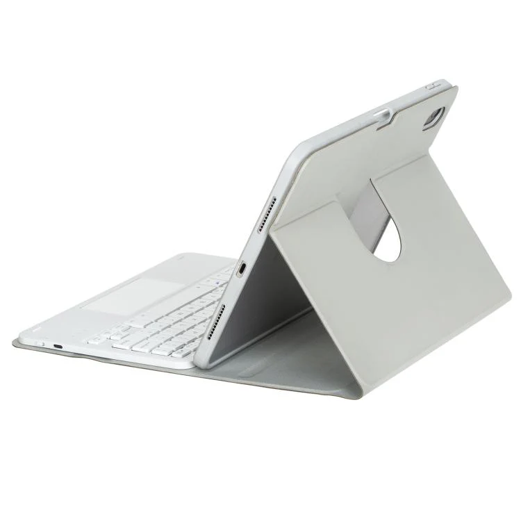 For Huawei MatePad 11.5 / Air / 11.5 S 360-degree Rotation Backlight Bluetooth Keyboard Leather Tablet Case with Touchpad(Grey) - Image 6