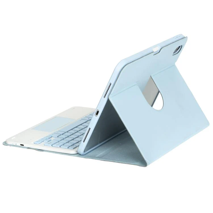 For Huawei MatePad 11.5 / Air / 11.5 S 360-degree Rotation Backlight Bluetooth Keyboard Leather Tablet Case with Touchpad(Ice Blue) - Image 6