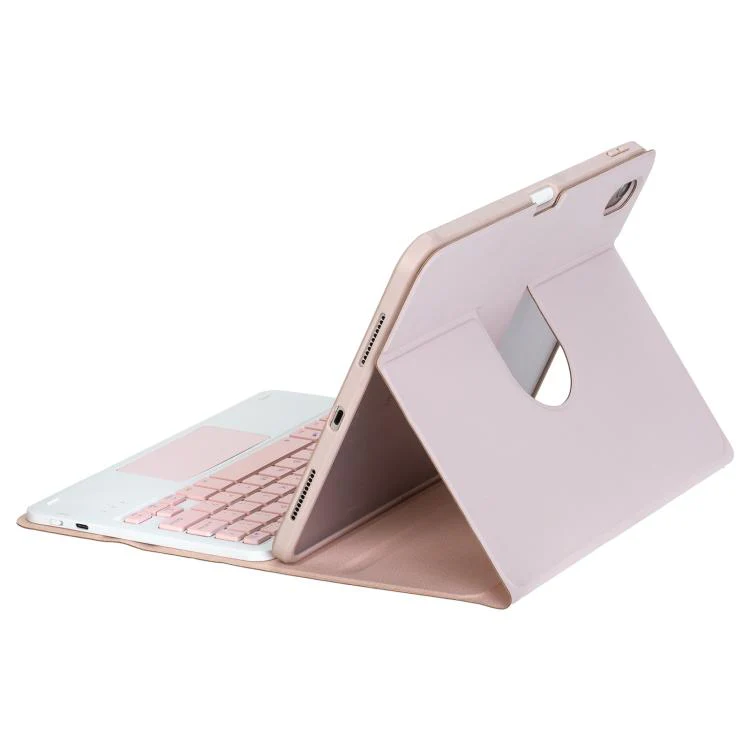For Huawei MatePad 11.5 / Air / 11.5 S 360-degree Rotation Bluetooth Keyboard Leather Tablet Case with Touchpad(Pink) - Image 6