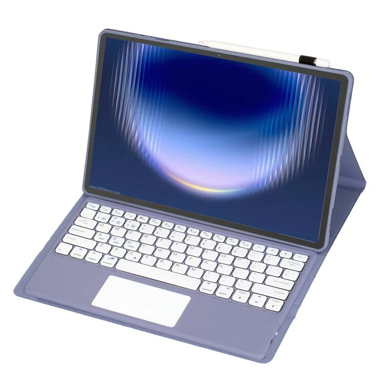 For Huawei MatePad Pro Max 13.2 inch 2026 Ultra-thin Detachable Bluetooth Keyboard Leather Tablet Case with Touchpad(Lavender White) - Image 3