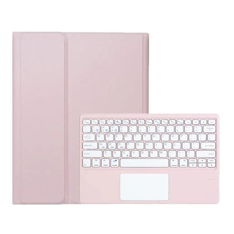For Huawei MatePad Pro Max 13.2 inch 2026 Ultra-thin Detachable Bluetooth Keyboard Leather Tablet Case with Touchpad(Pink White) - Image 2