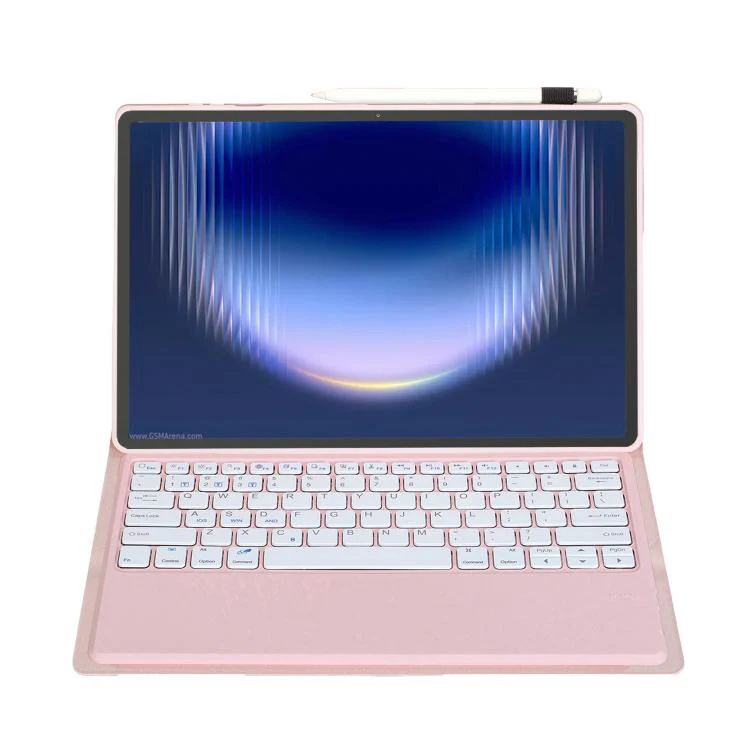 For Huawei MatePad Pro Max 13.2 inch 2026 Ultra-thin Detachable Bluetooth Keyboard Leather Tablet Case(Pink White) - Image 4