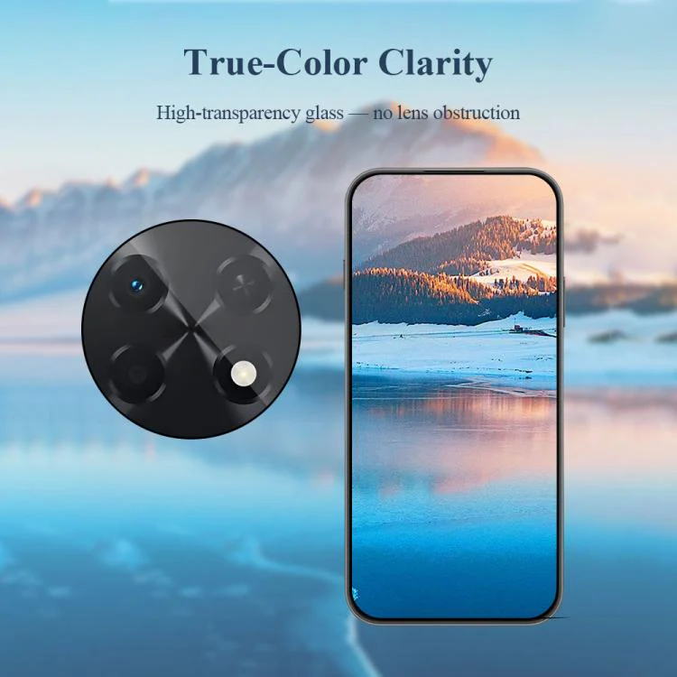 For Huawei nova 15 Max LeReach TF Series Snap Version HD Wear-Resistant Camera Lens Glass Film(Clear with Black Frame) - Image 5