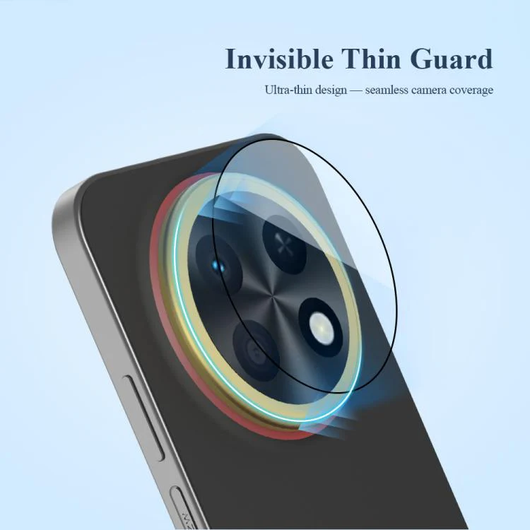 For Huawei nova 15 Max LeReach TF Series Snap Version HD Wear-Resistant Camera Lens Glass Film(Clear with Black Frame) - Image 8