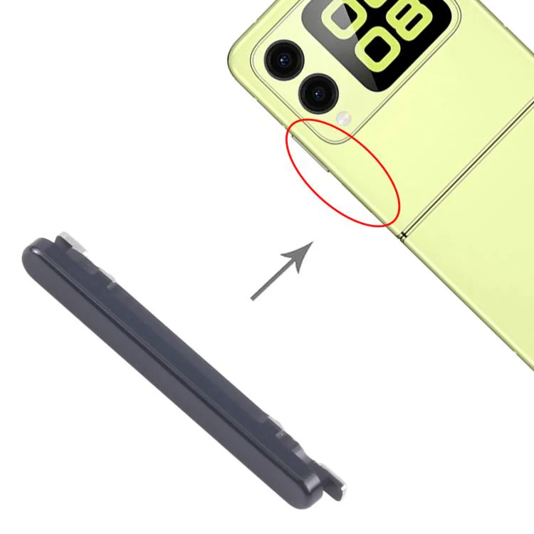 For Huawei nova Flip 10pcs Original Volume Control Button (Black) - Image 4
