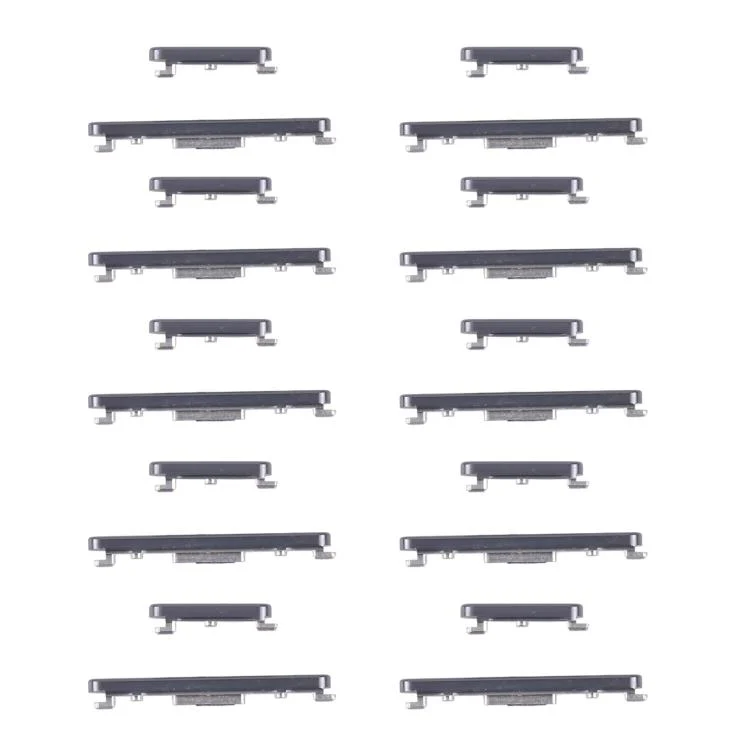 For Huawei Pura 70 Pro 10pairs Original Power Button and Volume Control Button (Black)