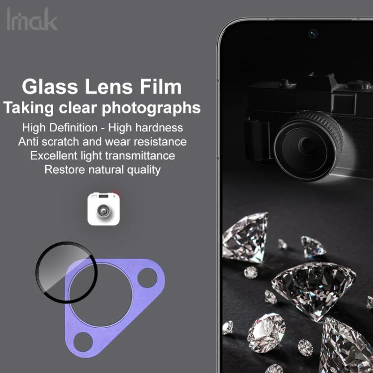 For Huawei Pura 90 5G IMAK Metal Armor Premium Camera Lens Protector Film(Silver) - Image 4