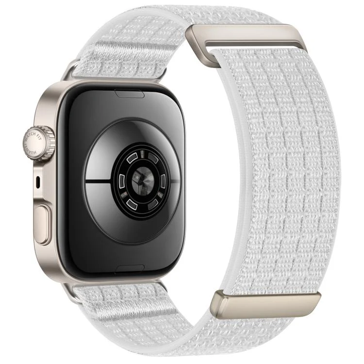 For Huawei Watch Fit 5 / Fit 5 Pro / Fit 4 xDfind Two Section Nylon Breathable Hook And Loop Fastener Watch Band(Light Grey)