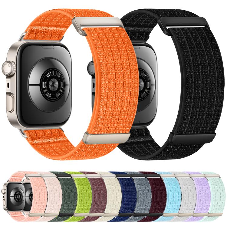For Huawei Watch Fit 5 / Fit 5 Pro / Fit 4 xDfind Two Section Nylon Breathable Hook And Loop Fastener Watch Band(Plum) - Image 2