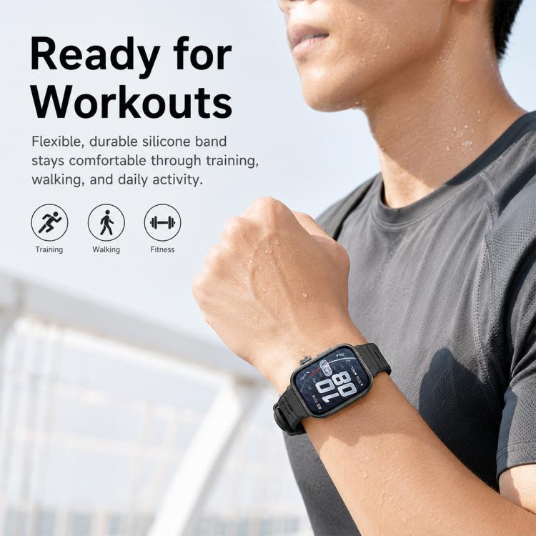 For Huawei Watch Fit 5 / Fit 5 Pro xDfind Sport Silicone Watch Band, Type:Silver Buckle(Light Purple) - Image 12