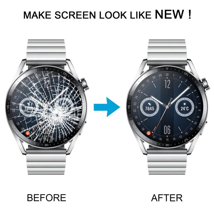For Huawei Watch GT 3 46mm JPT-B19 Dual Cable LCD Screen Digitizer Full Assembly with Frame (Black) - Image 7
