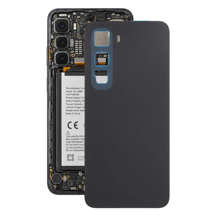 For Infinix Hot 60i 4G X6728 Original Battery Back Cover(Black)