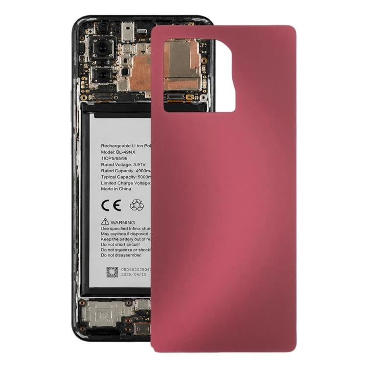For Infinix Note 50 4G X6858 Original Battery Back Cover(Red)