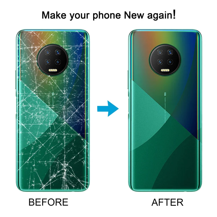 For Infinix Note 7 X690 Original Battery Back Cover(Blue) - Image 6