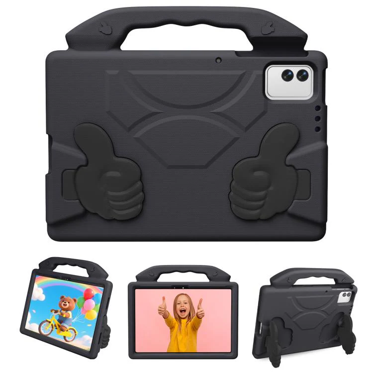 For Infinix XPad 30E 11 2026 Thumb Bracket EVA Shockproof Tablet Case(Black) - Image 2