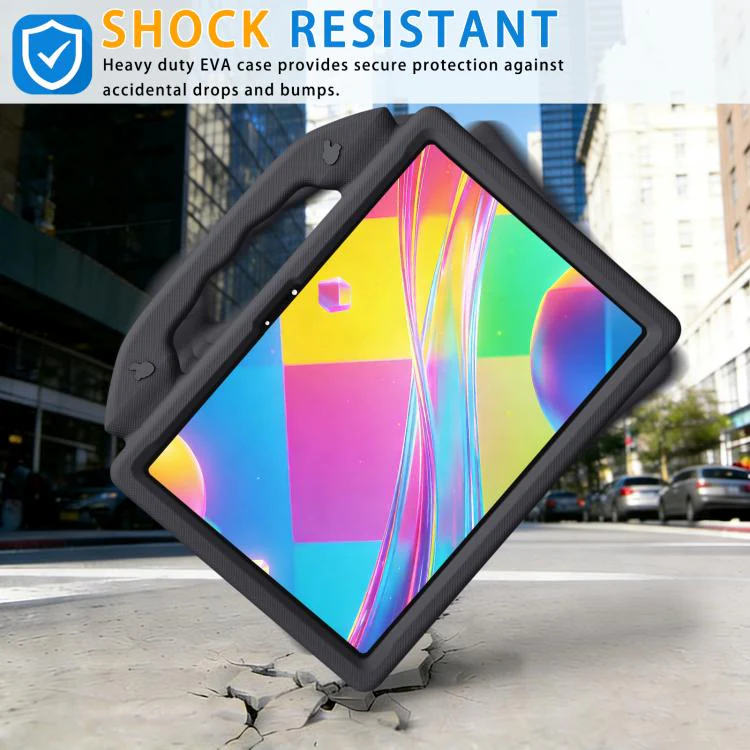 For Infinix XPad 30E 11 2026 Thumb Bracket EVA Shockproof Tablet Case(Black) - Image 4