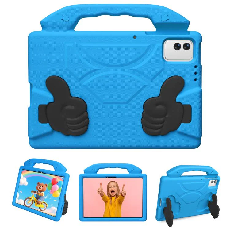 For Infinix XPad 30E 11 2026 Thumb Bracket EVA Shockproof Tablet Case(Blue) - Image 2