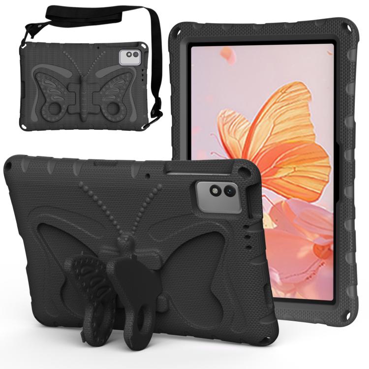 For infinix XPad 30E 11 Butterfly Bracket EVA Shockproof Tablet Case(Black)