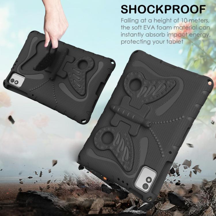 For infinix XPad 30E 11 Butterfly Bracket EVA Shockproof Tablet Case(Black) - Image 3