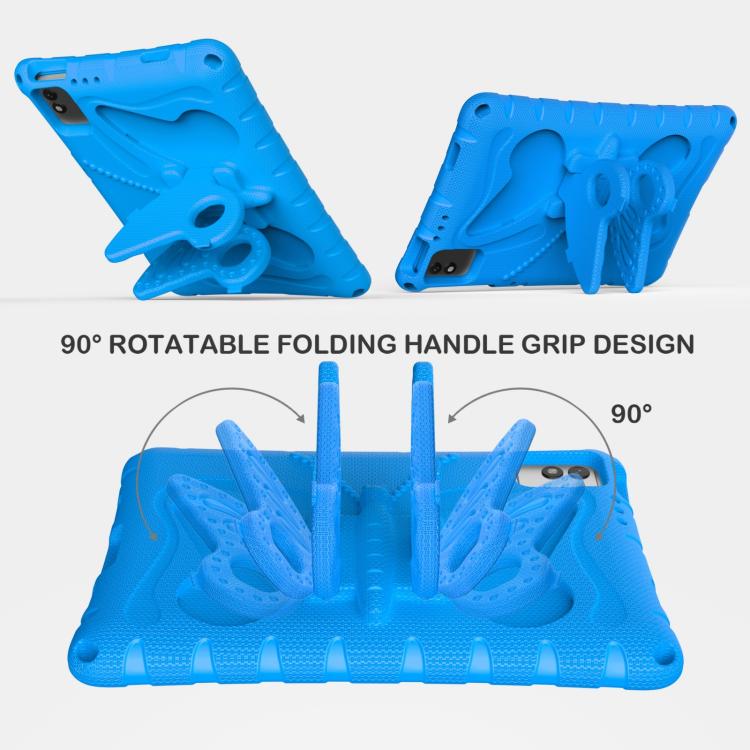 For infinix XPad 30E 11 Butterfly Bracket EVA Shockproof Tablet Case(Blue) - Image 2