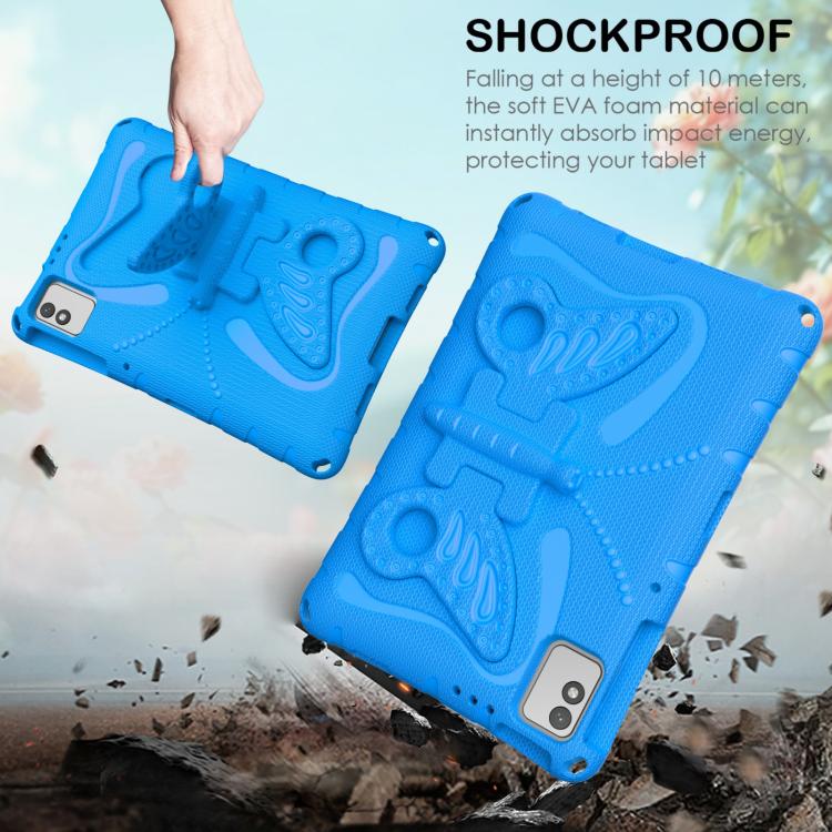 For infinix XPad 30E 11 Butterfly Bracket EVA Shockproof Tablet Case(Blue) - Image 3