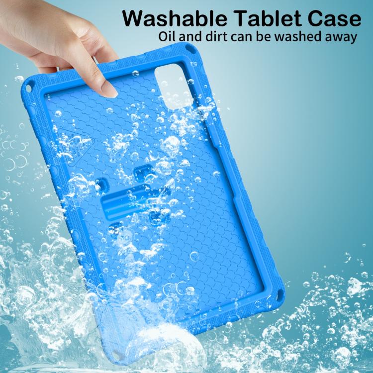 For infinix XPad 30E 11 Butterfly Bracket EVA Shockproof Tablet Case(Blue) - Image 5