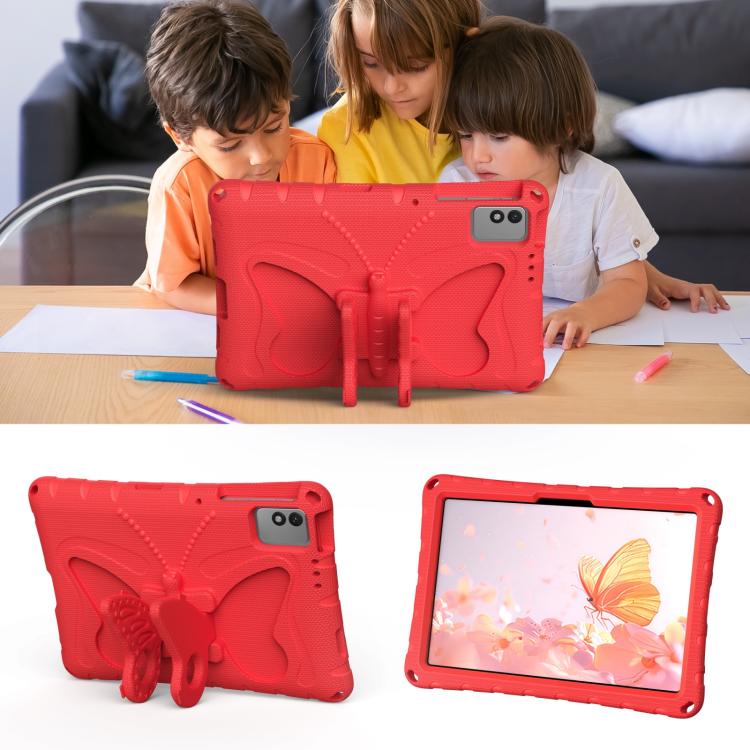 For infinix XPad 30E 11 Butterfly Bracket EVA Shockproof Tablet Case(Red) - Image 6