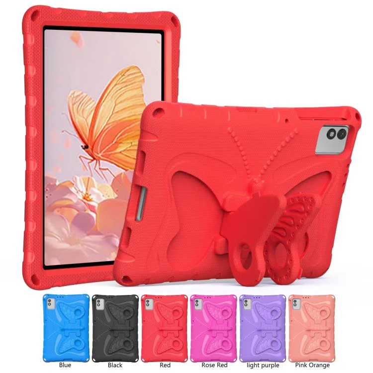 For infinix XPad 30E 11 Butterfly Bracket EVA Shockproof Tablet Case(Red) - Image 7