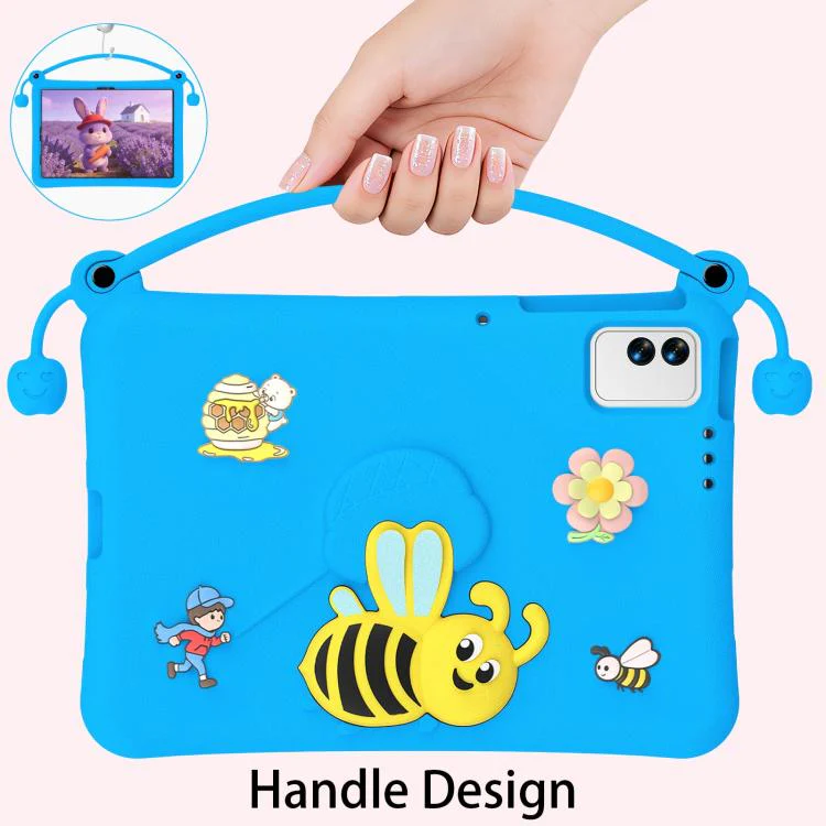 For infinix XPad 30E 11 Little Bee EVA Shockproof Tablet Case(Blue) - Image 3