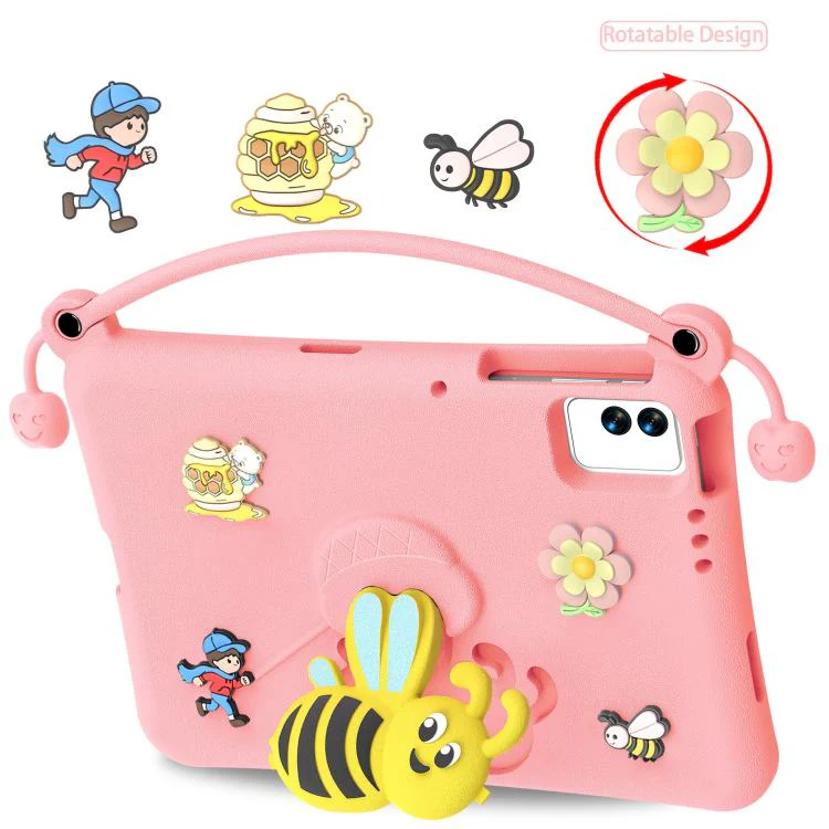 For infinix XPad 30E 11 Little Bee EVA Shockproof Tablet Case(Pink) - Image 2