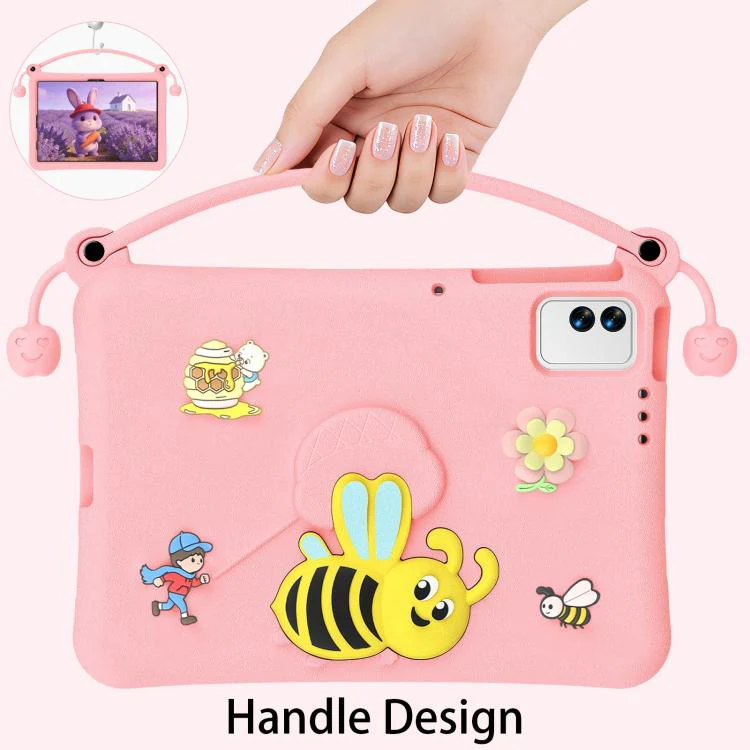 For infinix XPad 30E 11 Little Bee EVA Shockproof Tablet Case(Pink) - Image 3