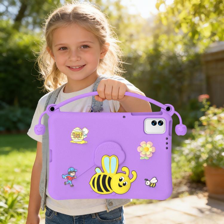 For infinix XPad 30E 11 Little Bee EVA Shockproof Tablet Case(Purple) - Image 6
