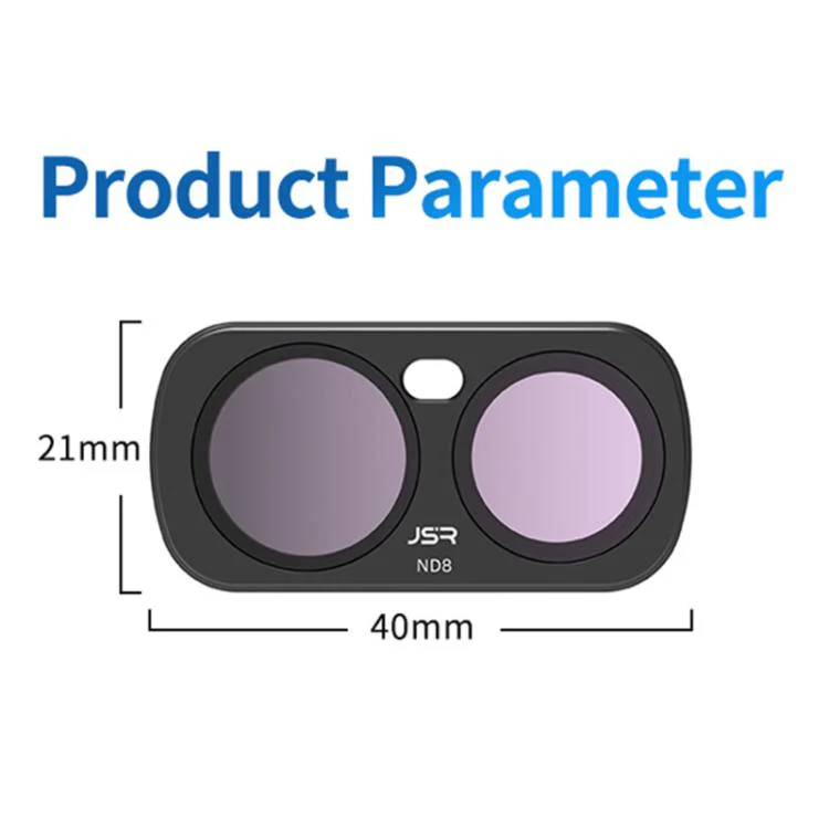 For Insta 360 Luna Ultra JSR CB Series Magnetic Camera Lens Filter, Filter:3 in 1 UV ND - Image 12
