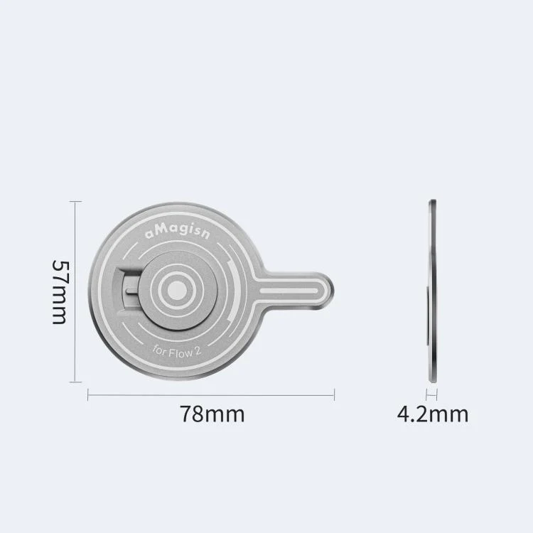For Insta360 Flow 2 Pro AMagisn Magnetic Phone Mount Adapter Accessories - Image 10