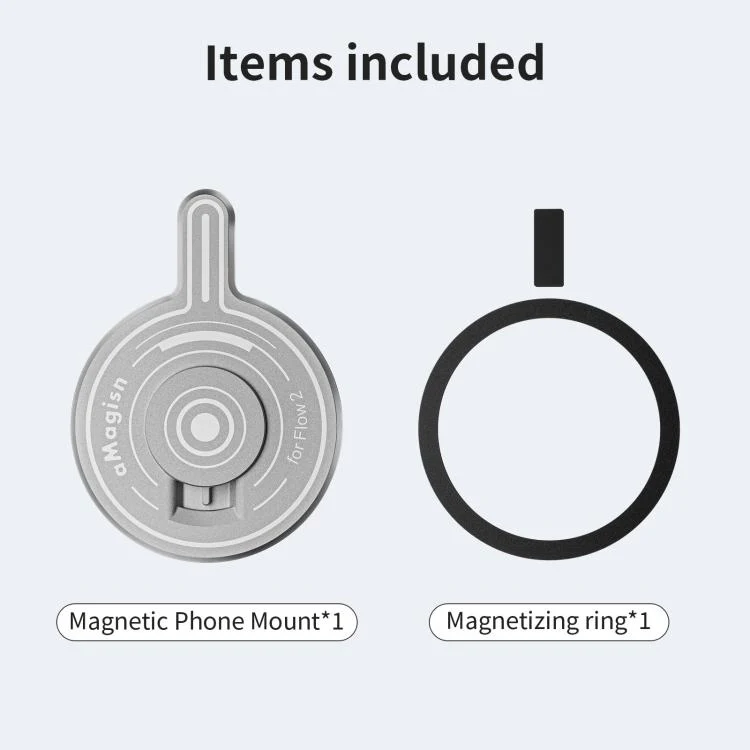 For Insta360 Flow 2 Pro AMagisn Magnetic Phone Mount Adapter Accessories - Image 9