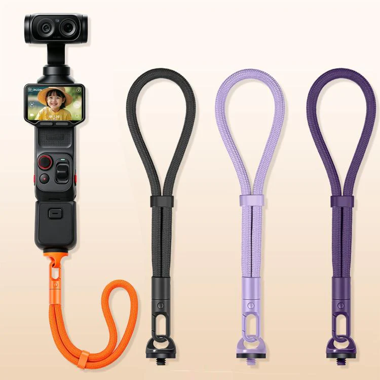 For Insta360 Luna Ultra Anti-Loss Self-Locking Adjustable Camera Wrist Lanyard(Deep Space Gray) - Image 2