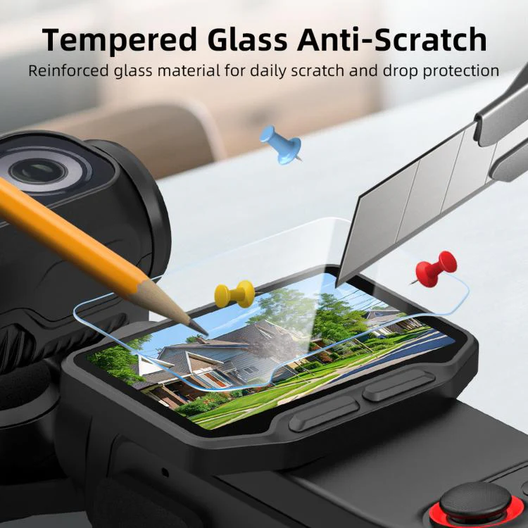 For Insta360 Luna Ultra BRDRC Jet Lens Protector AR Tempered Glass Screen Protector, Model: Screen Protector+Tool - Image 5