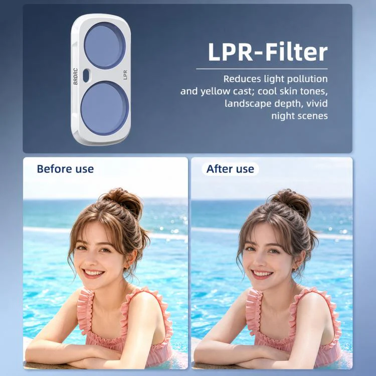 For Insta360 Luna Ultra BRDRC Magnetic Filter, Specification: UV Filter - Image 13