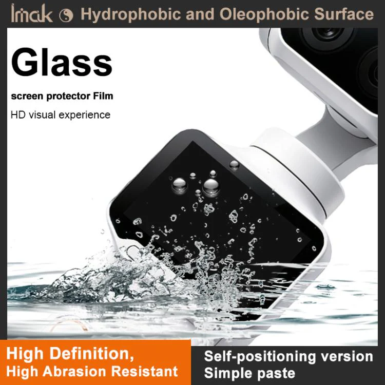 For Insta360 Luna Ultra imak Tempered Glass Film with Camera Lens Film, Self-positioning Version - Image 7