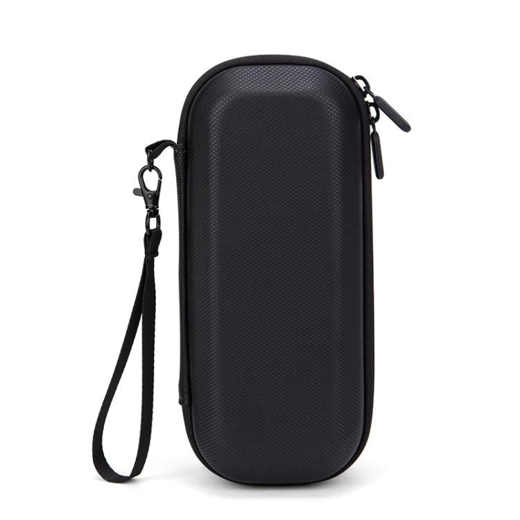 For Insta360 Luna Ultra Portable Carrying Case Hard EVA Travel Storage Bag with Carabiner(Black)