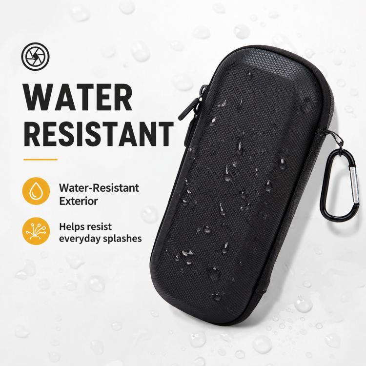 For Insta360 Luna Ultra Portable Carrying Case Hard EVA Travel Storage Bag with Carabiner(Black) - Image 6