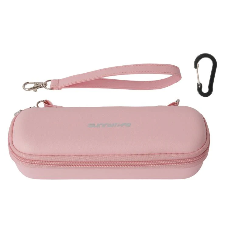 For Insta360 Luna Ultra Sunnylife Colorful Protective Organizer Standard Combo Bag(Cherry Pink)