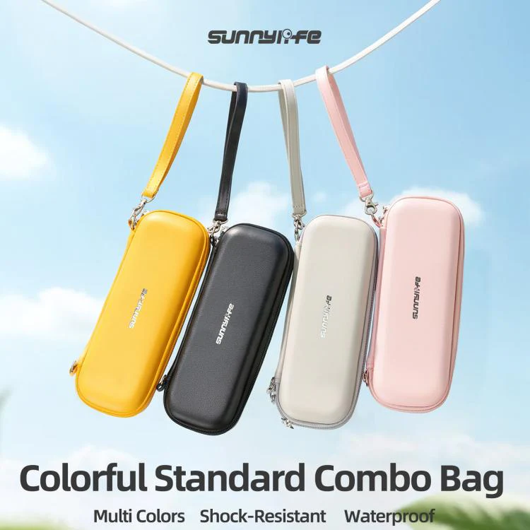 For Insta360 Luna Ultra Sunnylife Colorful Protective Organizer Standard Combo Bag(Grey) - Image 4