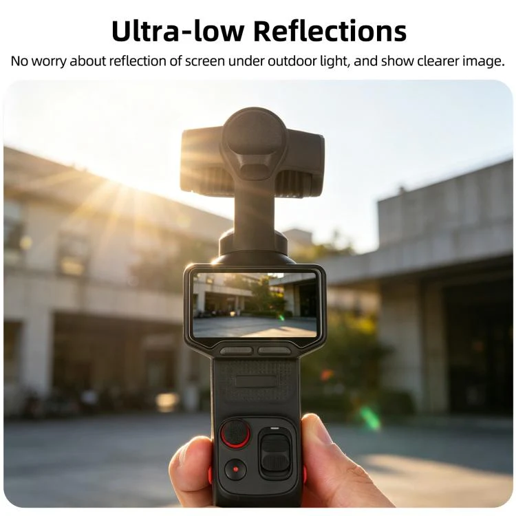 For Insta360 Luna Ultra Sunnylife Lens Screen Protector AR Anti-ReflectionTempered Glass Film(1 Set) - Image 5